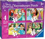 4 Puzzles In A Box - Disney Princess Friendship