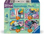 4 Puzzles In A Box - Disney Sporty Stitch