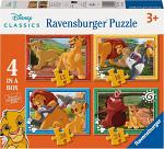 4 Puzzles In A Box - Disney The Lion King