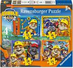 4 Puzzles In A Box - Rubble & Crew