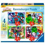 4 Puzzles In A Box - Marvel Spidey Amazing Friends