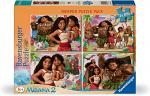 4 x 100 Pieces Disney Moana 2