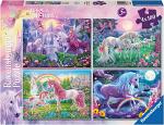4 x 100 Pieces Magical Unicorns