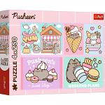 4 x 250 Piece Puzzles - Pusheen (1)