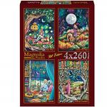 4 x 260 Pieces Kat Fadora 5005