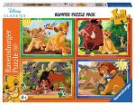 4 x 42 Pieces Disney The Lion King