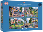 4 x 500 Pieces The Gardener's Round