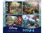 Thomas Kinkade Disney 4 x 500 Pieces Series 4