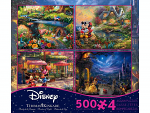Thomas Kinkade Disney 4 x 500 Pieces Series 5