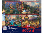 Thomas Kinkade Disney 4 x 500 Pieces Series 8