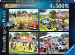 4 x 500 Pieces - Happy Days No.7 Favourite Pastimes
