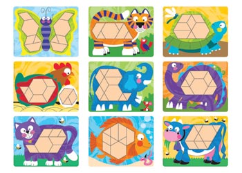 Animal Pattern Blocks Set