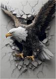 3D Bald Eagle
