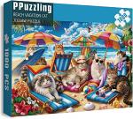 Beach Vacation Cat