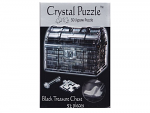 3D Crystal Puzzle - Treasure Chest Black