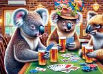 Card Playing Koalas