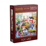 Square Puzzle - Cat Walk 