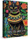 Colourful Black Cat