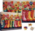 Colourful Flower Boots