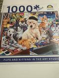 Amazing Animals - Pups And Kittens In The Art Studio