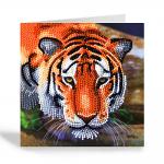 Craft Buddy Crystal Art Card Kit - Tiger