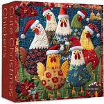 Cute Christmas Chickens