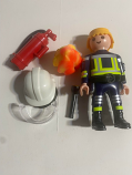 Playmobil Figurine - Firefighter White Hat