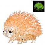 3D Crystal Puzzle - Hedgehog Glow In The Dark
