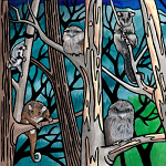 Lyn Randall - Frogmouths