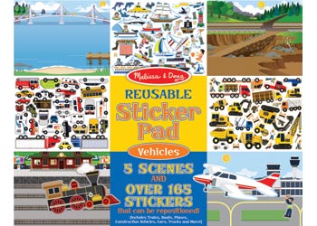 Reusable Sticker Pad - Vehicles