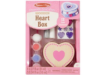 Decorate Your Own Wooden Heart Box