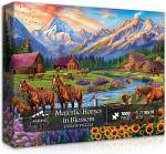 Majestic Horses In Blossom