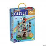 Peaceable Kingdom Floor Puzzle - Shimmery Castle