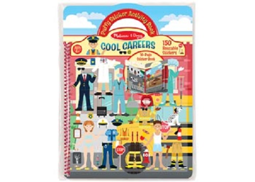 Reusable Puffy Stickers Deluxe - Cool Careers