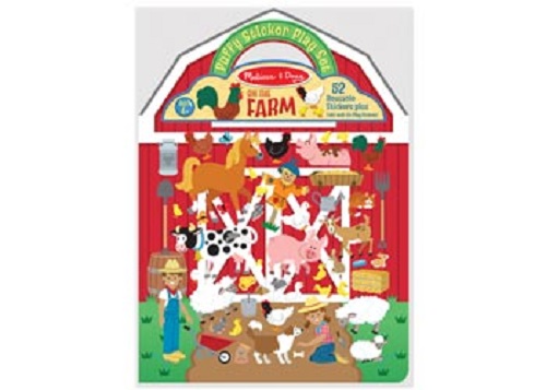 Reusable Puffy Stickers - Farm