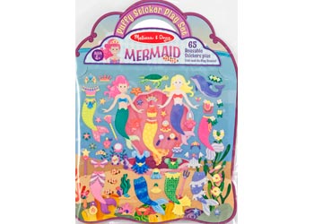 Reusable Puffy Stickers - Mermaid
