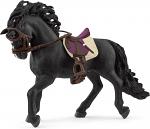 Pura Raza Espanola Stallion With Saddle