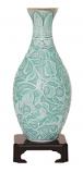 Puzzle Flower Vase - Glazed Relief