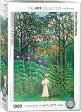 Rousseau - Woman Walking In An Exotic Forest