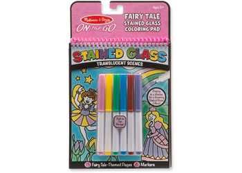 Stained Glass Colouring Pad - Fairytale