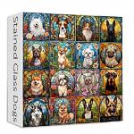 Stained Glass Dogs