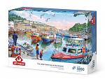 The Little Fishermen At The Harbour (1)