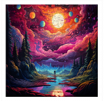 Trippy Puzzles - Cosmic Canvas
