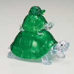 3D Crystal Puzzle - Turtles Green